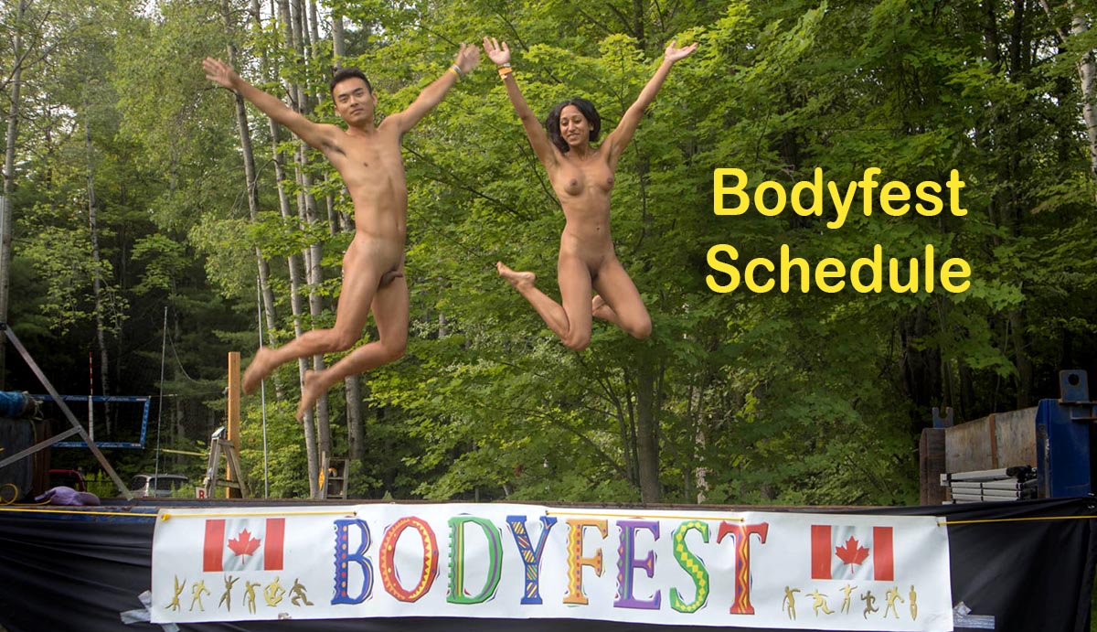 people jumping nude happiness