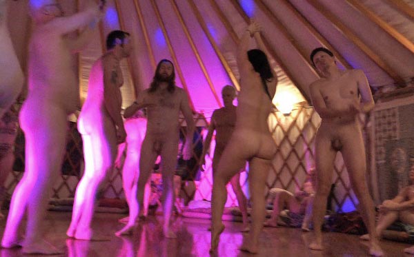 nudist dance party